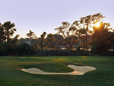 Golf course sand trap
